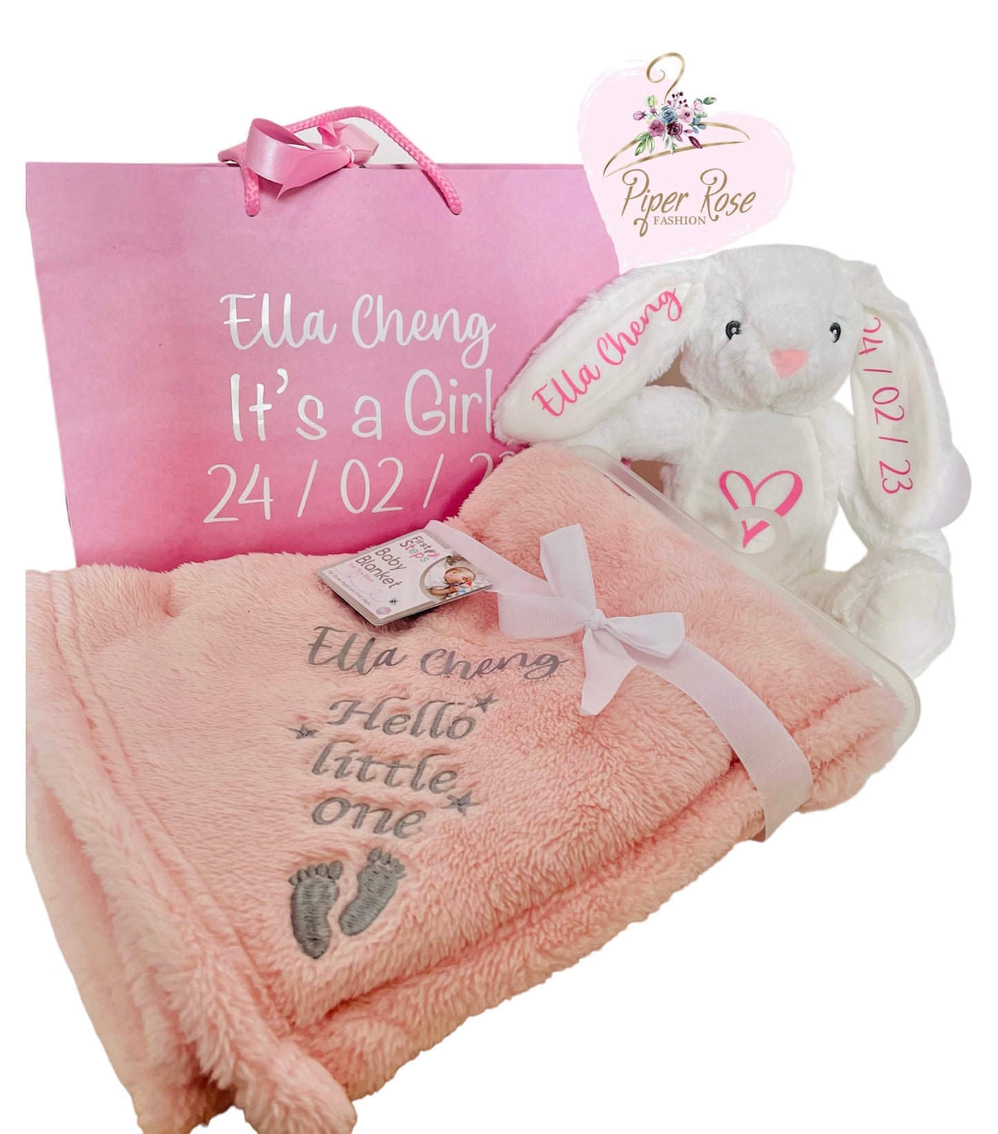 New baby Girl Announcement/ Arrival Gift / Welcome To The World