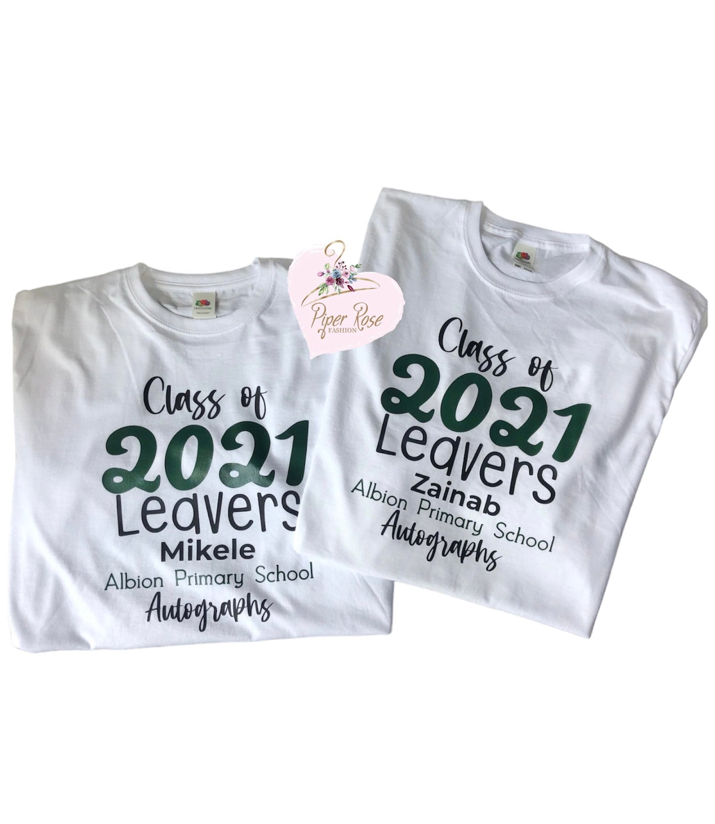 School Leaver Autograph Tops
