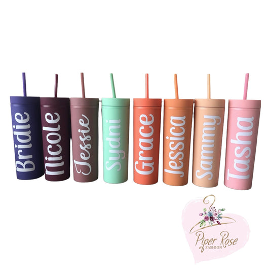 Personalised 16oz Skinny Tumblers