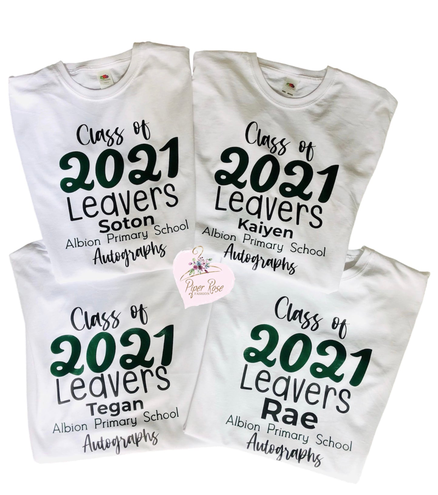 School Leaver Autograph Tops
