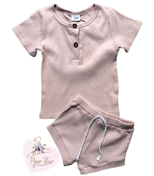 Summer Top and Shorts Baby Set