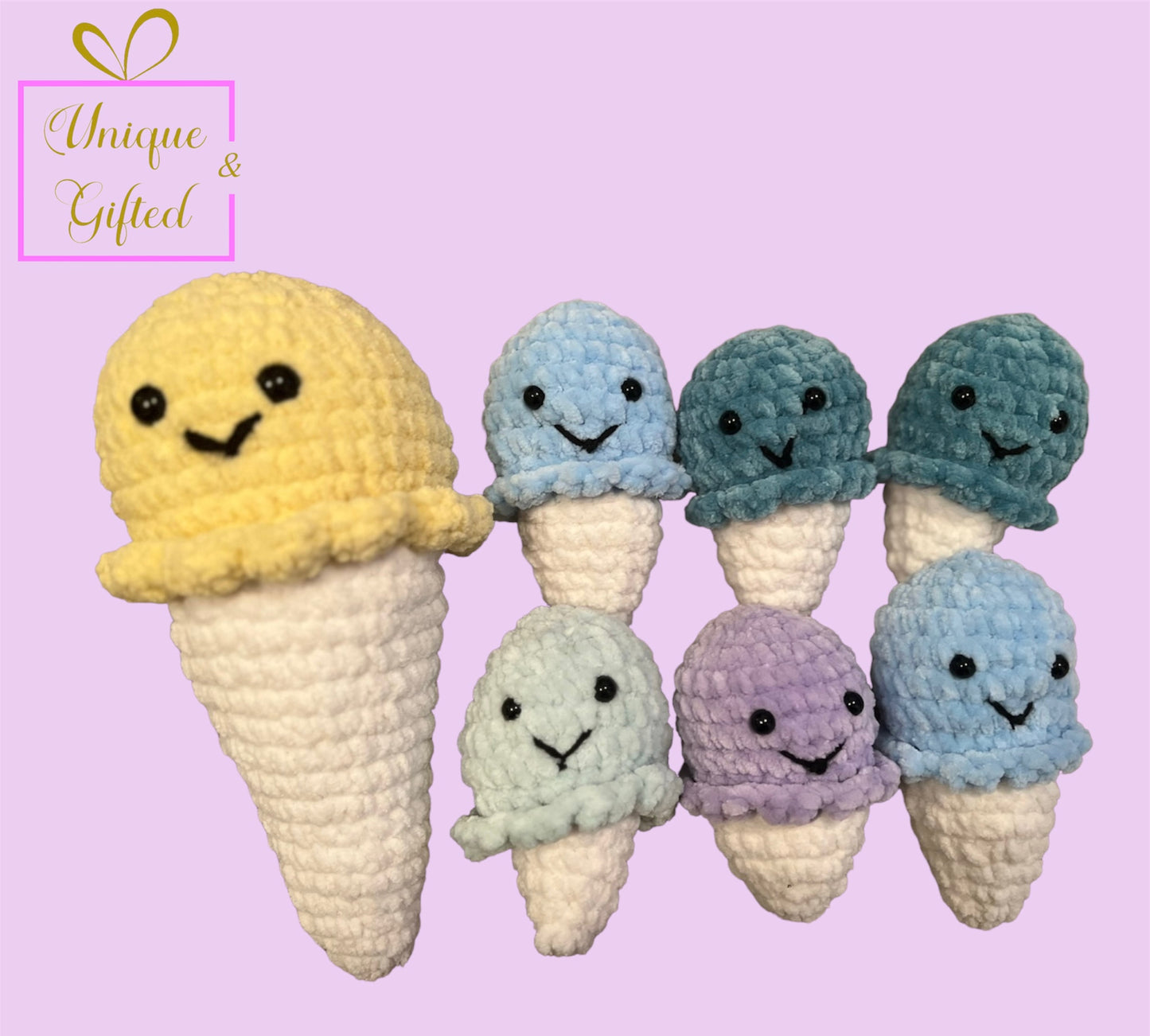 Hand Crocheted Ice Creams