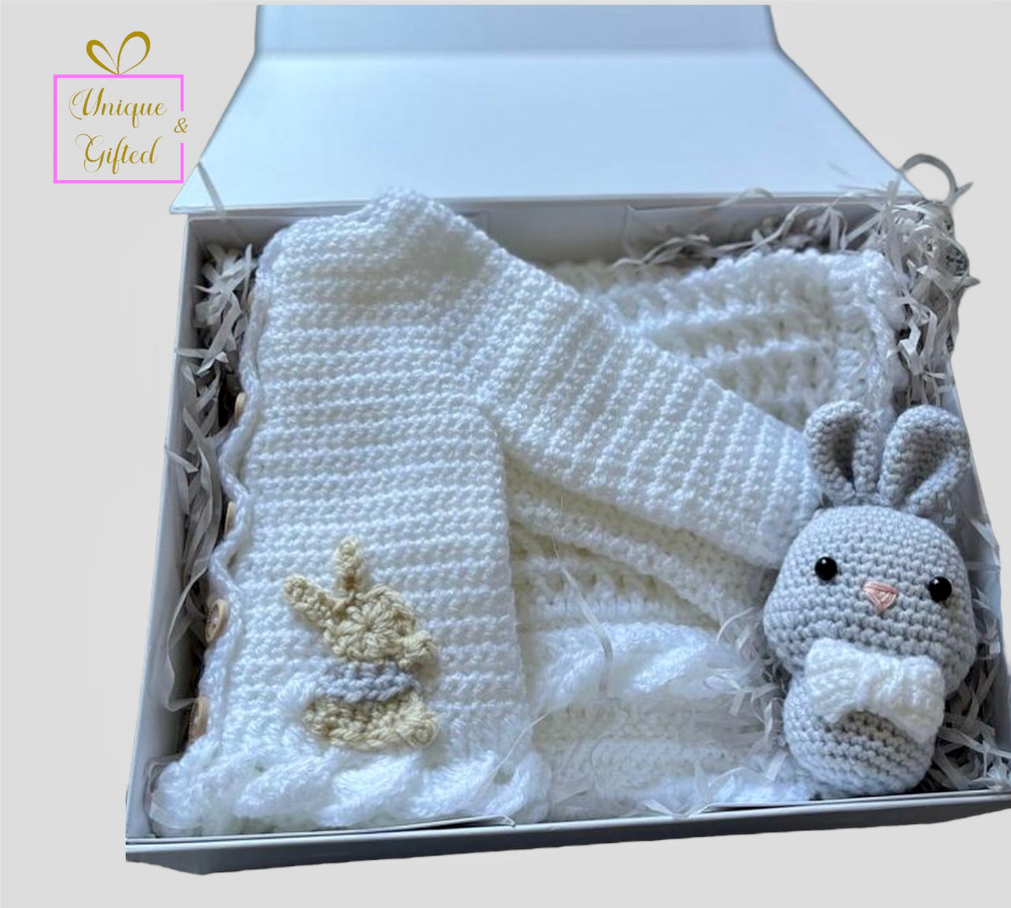 Beautifully Hand Crocheted Baby Cardigan